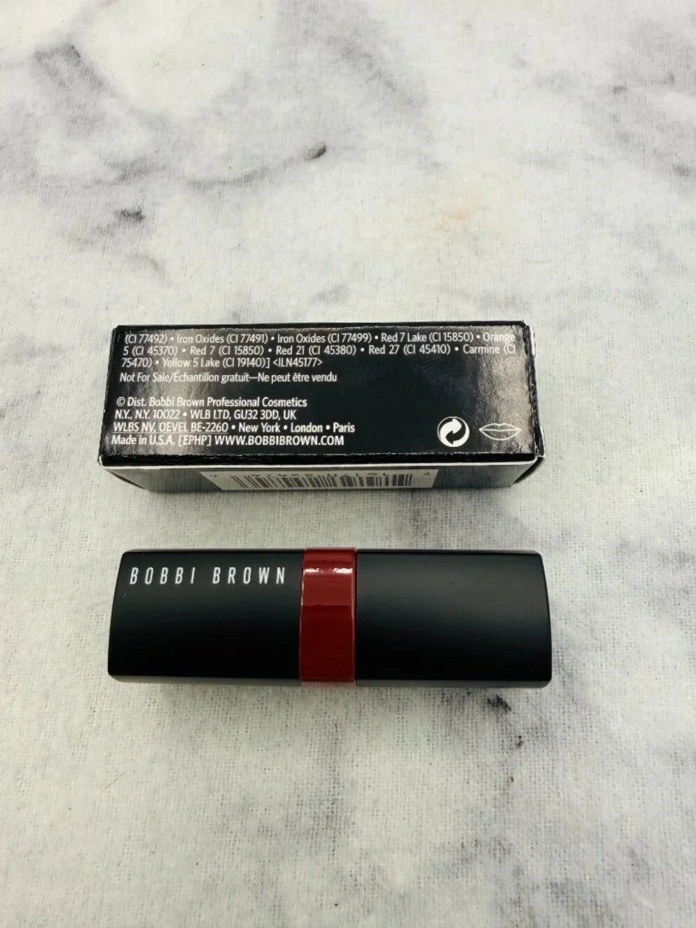 Bobbi Brown Beauty Gift Set-Crushed Lip Color Ruby,Matte Lipstick-2pc-BOXED-NEW